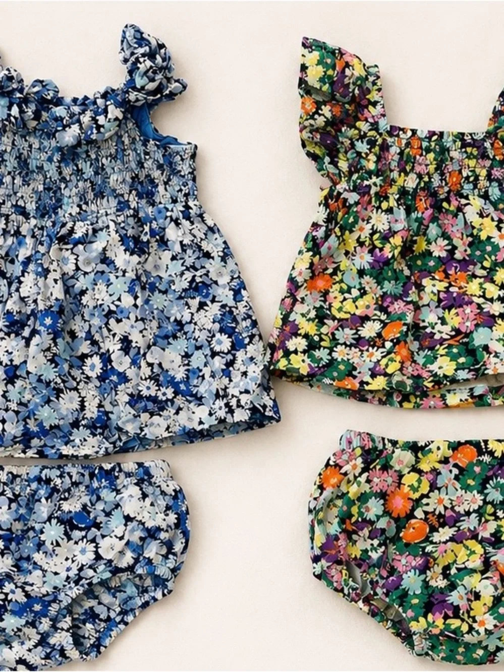 GAP Floral Matching Sets in Blue and Multicolor